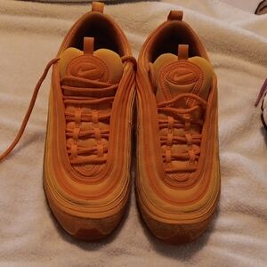 Nike Yellow Sneakers with Air Cushioning